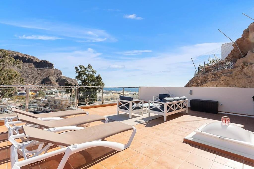 Rivera Del Puerto Luxury Penthouse With Great Terrace And Sea View 莫甘海滩 外观 照片